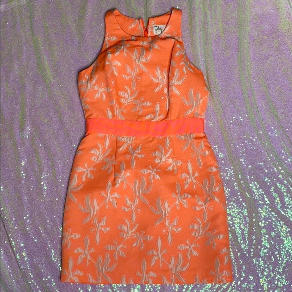 Milly of New York Neon Orange Dress